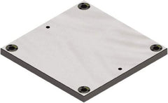 Jergens - 400mm Long x 400mm Wide Steel Fixture Plate - 1.13" Plate Thickness - Top Tool & Supply