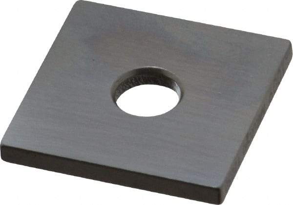 Mitutoyo - 0.1009" Square Steel Gage Block - Accuracy Grade 0, Includes Certificate of Inspection - Top Tool & Supply