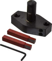 Flexbar - 3" Head, 3/4" Shank Diam, 2 Bits Per Cutter, 3/8" Tool Bit, Fly Cutter - Straight Shank, Bits Included - Top Tool & Supply