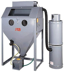 Trinco - 53" Wide x 65" High x 50" Deep Floor Sandblaster - Working Dimensions 48" Wide x 24" High x 24" Deep - Top Tool & Supply