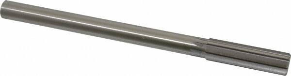 Made in USA - 47/64" High Speed Steel 8 Flute Chucking Reamer - Top Tool & Supply