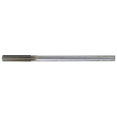 Made in USA - 0.633" High Speed Steel 8 Flute Chucking Reamer - Top Tool & Supply