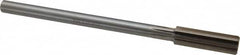 Made in USA - 0.616" High Speed Steel 8 Flute Chucking Reamer - Top Tool & Supply