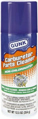 Gunk - Nonchlorinated Carburetor & Parts Cleaner - 15 oz Aerosol Can - Top Tool & Supply