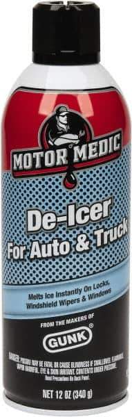 Motor Medic - Methanol De-Icer - 12 oz Aerosol Can - Top Tool & Supply