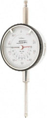 SPI - 0-100 Dial Reading, 0.001" Graduation Dial Drop Indicator - 2-1/4" Dial - Top Tool & Supply