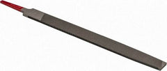 Simonds File - 8" Long, Second Cut, Mill American-Pattern File - Single Cut, Tang - Top Tool & Supply