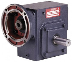 Morse - 3 Centerline Distance, 20:1, 88 RPM Output, 3/4 Input Horsepower, 468 Lbs. Max Torque, Speed Reducer - 1-1/4" Shaft Diam, Single Shaft Left, 5/8" Bore, 8-1/2" Long x 5-1/2" Wide x 8.88" High, 56C NEMA, 156 In/Lb. Min Torque - Top Tool & Supply