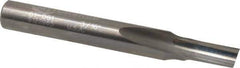 Onsrud - 3/16" Diam, 1/4" Shank Diam, 3/8" Length of Cut, 1 Flute Single Edge Straight Router Bit - 2" Overall Length, Right Hand Cut, Solid Carbide - Top Tool & Supply