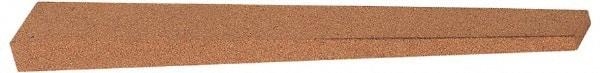 Norton - 4" Long x 1/2" Wide x 1/4" Thick, Aluminum Oxide Sharpening Stone - Taper, Fine Grade - Top Tool & Supply