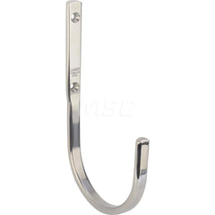 All-Purpose & Utility Hooks; Overall Length (Inch): 4-21/64; Finish/Coating: Mirror; Maximum Load Capacity: 26.00; Additional Information: Distance Between Mounting Holes; Projection: 90 mm; 70 mm; Minimum Order Quantity: 303 Stainless Steel; Type: Large