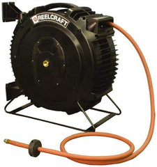 Reelcraft - 66' Spring Retractable Hose Reel - 232 psi, Hose Included - Top Tool & Supply