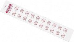 SPI - Inspection Label - Legend: Calibration Void If Seal Damaged, English, Red & White, No Coating - Top Tool & Supply