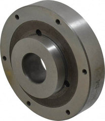 Buck Chuck Company - Adapter Back Plate for 6" Diam Self Centering Lathe Chucks - D1-4 Mount, 1-1/2" Through Hole Diam, 3.109mm ID, 5.88" OD, 1.166" Flange Height, Steel - Top Tool & Supply