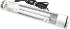 Electrix - 13 NEMA Rated, 18 Watt, Tube Machine Light - Bracket Mount, 9 Ft. Cord, 17 Inch Tube, Integrated Ballast, Black - Top Tool & Supply