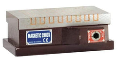 Value Collection - Standard Pole Rectangular Permanent Magnetic Block Chuck - 24" Long x 8" Wide x 2.874" High - Top Tool & Supply