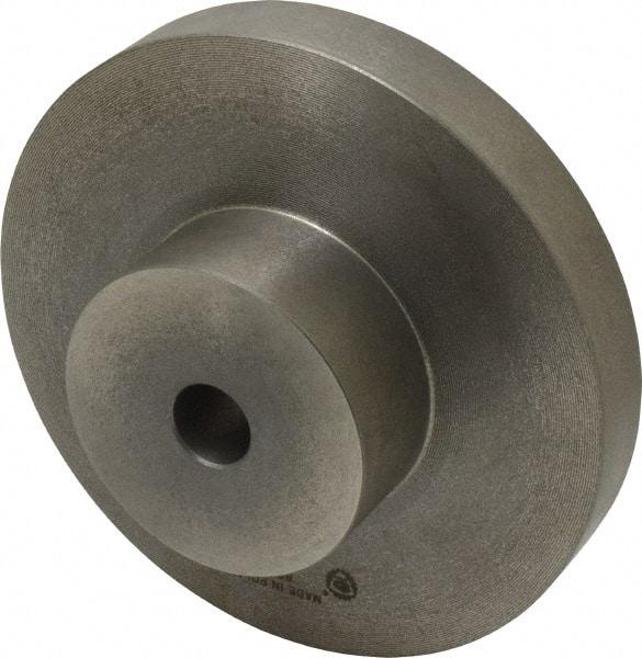 Bison - Adapter Back Plate for 8" Diam Self Centering Lathe Chucks - 0.98" Through Hole Diam, 4.02mm ID, 8.3" OD, 1.18" Flange Height, Cast Iron - Top Tool & Supply