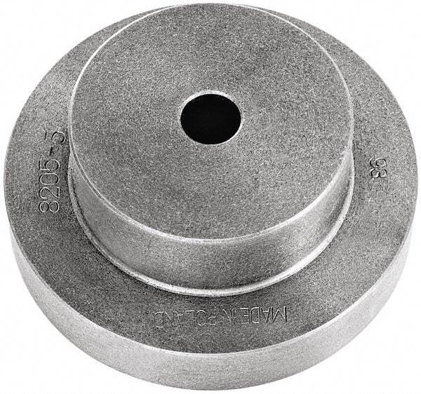 Bison - Adapter Back Plate for 15-3/4" Diam Self Centering Lathe Chucks - 2.76" Through Hole Diam, 9.06mm ID, 16.34" OD, 2.17" Flange Height, Cast Iron - Top Tool & Supply