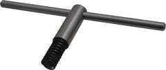 Bison - 6, 8" Chuck Diam Compatibility, Lathe Chuck Key - Compatible with 3-Jaw Chucks, 4-Jaw Chucks, 6-Jaw Chucks, Self Ejecting, 3-15/16" Body Length, 0.4331" Actual Key Square Size - Top Tool & Supply