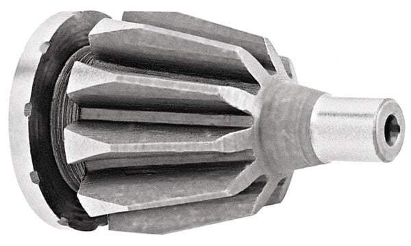 Bison - Forged Steel Lathe Chuck Pinion - 16" Chuck Diam Compatible, 1.7" OD - Top Tool & Supply