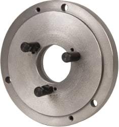 Interstate - Adapter Back Plate for 8" Diam Self Centering Lathe Chucks - D1-4 Mount - Top Tool & Supply