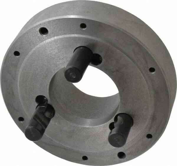 Interstate - Adapter Back Plate for 6" Diam Lathe Chucks - D1-4 Mount - Top Tool & Supply