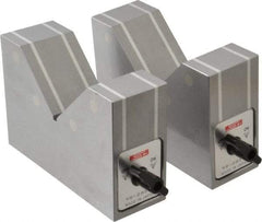 SPI - 90mm Max Capacity, 90° Angle, V-Block - 150mm Long x 50mm Wide x 100mm High, Sold as Matched Pair - Top Tool & Supply