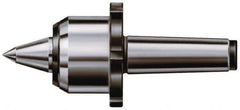 Rohm - MT6 Taper Shank, 4.61" Head Diam Live Center - 4,800 Max RPM, 4.1" Head Length, 2.28" Point Diam, 3.032" Point Len, 6,600 Lb Max Workpc, 14.27" OAL, Long Point - Top Tool & Supply