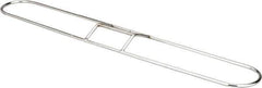 PRO-SOURCE - 24" Long x 3-1/4" Wide Chrome Plated Steel Dust Mop Frame - White, Clip-On - Top Tool & Supply