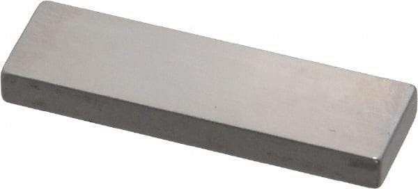 Mitutoyo - 0.124" Rectangular Steel Gage Block - Accuracy Grade 0, Includes Certificate of Inspection - Top Tool & Supply