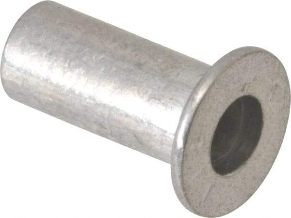 Made in USA - Rivet Nuts Type: Open End Material: Steel - Top Tool & Supply