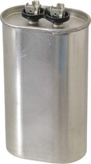 Value Collection - 50 Microfarad Motor Capacitor - 440 Volts, 2.91" Wide x 1.91" Deep x 4-3/4" High - Top Tool & Supply