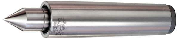 Royal Products - MT5 Taper Shank, 1-3/4" Head Diam 3,125 Lb Capacity Live Center - 4,500 Max RPM, 3/16" Head Length, 1.0938" Point Diam, 2" Point Len, 2,340 Lb Max Workpc, 8-1/16" OAL, Standard Point - Top Tool & Supply