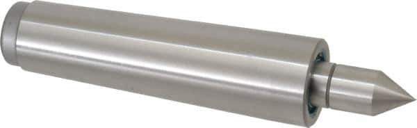 Royal Products - MT4 Taper Shank, 1.231" Head Diam 1,835 Lb Capacity Live Center - 4,500 Max RPM, 3/16" Head Length, 5/8" Point Diam, 1-3/8" Point Len, 1,400 Lb Max Workpc, 5-15/16" OAL, Standard Point - Top Tool & Supply