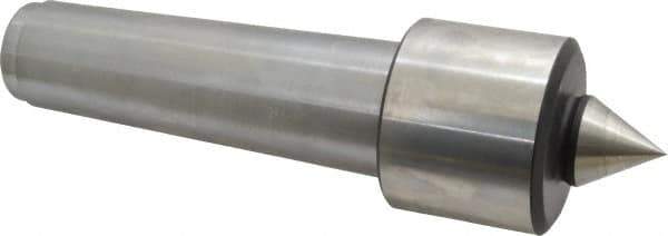 Royal Products - MT5 Taper Shank, 2.45" Head Diam 5,740 Lb Capacity Live Center - 4,500 Max RPM, 2.03" Head Length, 1-1/8" Point Diam, 1-3/16" Point Len, 750 Lb Max Workpc, 8-13/16" OAL, Standard Point - Top Tool & Supply