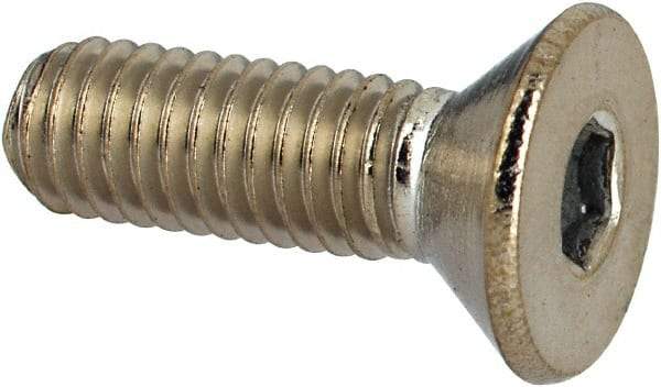 Value Collection - #10-32 UNF Hex Socket Drive, 82° Flat Screw - Grade 316 Stainless Steel, 5/8" OAL - Top Tool & Supply