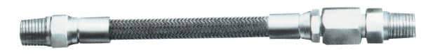 Made in USA - 1/2" ID x 0.79" OD x 12' OAL, Nitrogen Hose - -450 to 1500°F, 4.88" Bend Radius, 1/2" Fitting - Top Tool & Supply