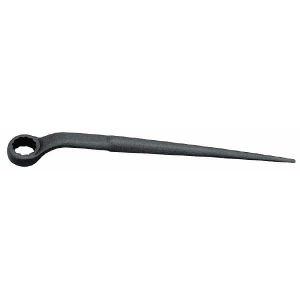 Martin Tools - 1-1/8", 12 Point, Black Finish, Single End, Spud Handle Box Wrench - Top Tool & Supply