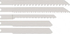 DeWALT - 15 Piece, 3" to 4" Long, 5 to 12 Teeth per Inch, Bi-Metal Jig Saw Blade Set - Toothed Edge, U-Shank - Top Tool & Supply