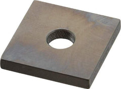 Mitutoyo - 0.139" Square Steel Gage Block - Accuracy Grade 0, Includes Certificate of Inspection - Top Tool & Supply