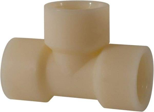 Green Leaf - 1" Nylon Plastic Pipe Tee - FIPT x FIPT x FIPT End Connections - Top Tool & Supply