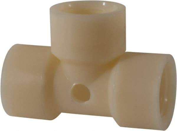 Green Leaf - 1 x 1/4" Nylon Plastic Pipe Tee - FIPT x FIPT x FIPT x FIPT End Connections - Top Tool & Supply