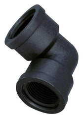 Green Leaf - 1-1/4" Polypropylene Plastic Pipe 90° Elbow - FIPT x FIPT End Connections - Top Tool & Supply