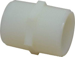 Green Leaf - 2" Nylon Plastic Pipe Hex Nipple - MIPT x MIPT End Connections - Top Tool & Supply