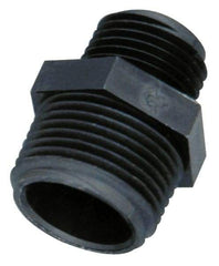 Green Leaf - 1/4 x 3/8" Nylon Plastic Pipe Reducer Nipple - MIPT x MIPT End Connections - Top Tool & Supply