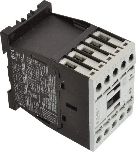 Eaton Cutler-Hammer - 3 Pole, 24 Coil VAC, 20 Amp, Nonreversible Open Enclosure IEC Contactor - 1 Phase hp: 0.25 at 115 V, 0.75 at 200 V, 1 at 230 V, 3 Phase hp: 1.5 at 200 V, 2 at 230 V, 3 at 460 V, 5 at 575 V, 7 Amp Inductive Load Rating Listed - Top Tool & Supply