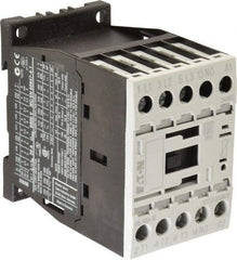 Eaton Cutler-Hammer - 3 Pole, 24 to 27 Coil VDC, 20 Amp, Nonreversible Open Enclosure IEC Contactor - 1 Phase hp: 0.5 at 115 V, 1 at 200 V, 1.5 at 230 V, 3 Phase hp: 3 at 200 V, 3 at 230 V, 5 at 460 V, 7.5 at 575 V, 9 Amp Inductive Load Rating Listed - Top Tool & Supply