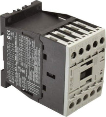 Eaton Cutler-Hammer - 3 Pole, 24 Coil VAC, 20 Amp, Nonreversible Open Enclosure IEC Contactor - 1 Phase hp: 1 at 115 V, 2 at 200 V, 2 at 230 V, 3 Phase hp: 10 at 460 V, 10 at 575 V, 3 at 200 V, 3 at 230 V, 12 Amp Inductive Load Rating Listed - Top Tool & Supply