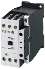 Eaton Cutler-Hammer - 3 Pole, 24 Coil VAC, 18 Amp, Nonreversible Open Enclosure IEC Contactor - 1 Phase hp: 2 at 115 V, 2 at 200 V, 3 at 230 V, 3 Phase hp: 10 at 460 V, 15 at 575 V, 5 at 200 V, 5 at 230 V, 18 Amp Inductive Load Rating Listed - Top Tool & Supply