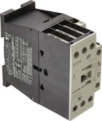 Eaton Cutler-Hammer - 3 Pole, 24 to 27 Coil VDC, 40 Amp, Nonreversible Open Enclosure IEC Contactor - 1 Phase hp: 3 at 115 V, 5 at 200 V, 5 at 230 V, 3 Phase hp: 10 at 200 V, 10 at 230 V, 20 at 460 V, 25 at 575 V, 32 Amp Inductive Load Rating Listed - Top Tool & Supply